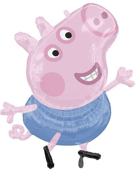 Georg Peppa Pig Folieballong 60x50 cm