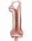 Rose Gullfarget Tallballonger 0-9 - 35 cm