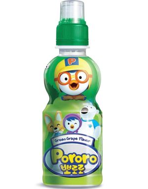 Pororo Greengrape Drink - Leskedrikk med Grønn Druesmak 235 ml (Korea)