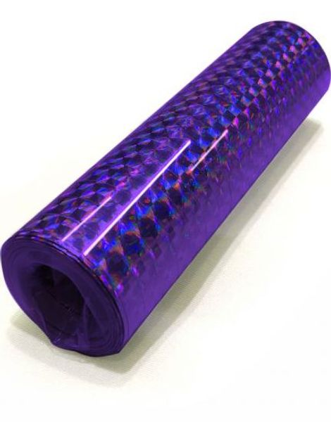 Lilla Metallisk Holografisk Serpentin