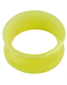Glow In The Dark - Gul Piercing Tunnel som Lyser i Mørket