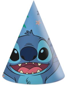 6 stk Partyhatter i Papp - Stitch og Angel