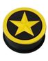 Yellow Stardom - Sort Piercing Plug