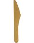10 stk Miljøvennlige Kniver Gull 13 cm