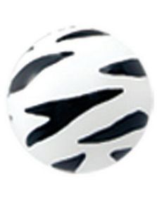 Zebra - Hvid og Sort Akrylkugle