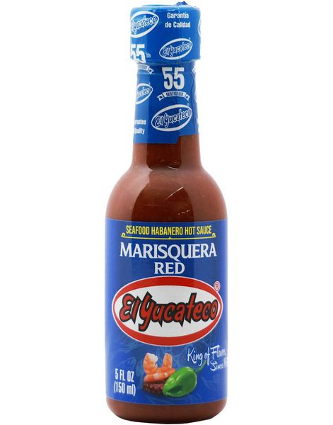 El Yucateco Marisquera Red Hot Sauce - Sjømat Habanero Chilisaus 150 ml (Mexico)