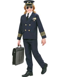 Flykaptajn Børnekostume