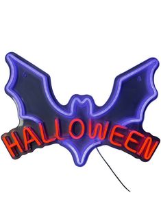 Neonskilt LED Lys 29x42 cm - Halloween
