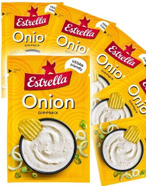 18 stk Estrella Onion Dipmix 22 g - Med Løgsmag - Hel Æske