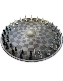 The Ultimate Chess Battle - Sjakksett for 3 Spillere