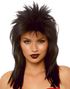 Sort Lang Punker / Mullet Paryk