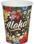 6 stk Pappkopper 240 ml - Aloha