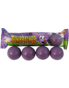 4-pk Zed Jawbreaker med Solbærsmak og Kjerne av Tyggegummi - 33g