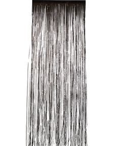 Sort Metallisk Dørforhæng 244x91 cm