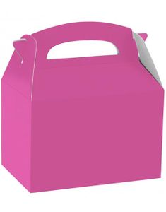 1 stk. Party Æske 18x15x10 cm - Pink