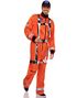 Orange Astronaut Herrekostyme