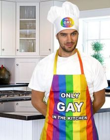 Only Gay in the Kitchen - Forkle og Kokkehatt