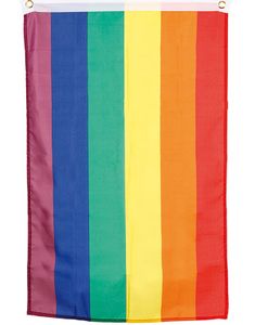 Regnbuefarvet Flag 150x90 cm
