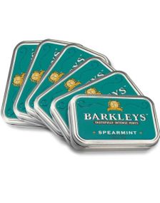 6 stk Barkleys Tastefully Intense Mints Spearmint - Sukkertøy med Mintsmak - Hel Eske