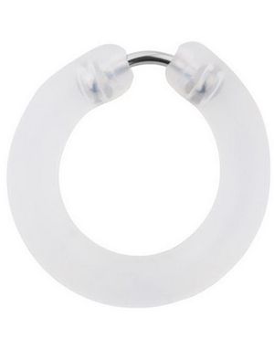 Silikone Clear Circle - Fake Piercing