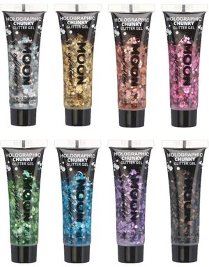 VÆLG BLANDT 8 FARVER - Holografisk Chunky Glittergele