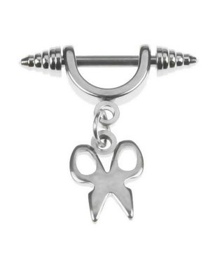 Saks Sølv Tragus/Helix - Strl 1.2 x 6 mm