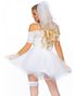 Blushing Bride - Hvidt Brudekostume 4 Dele