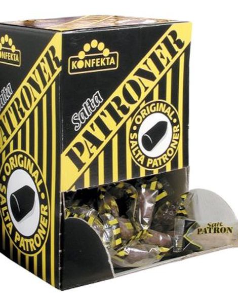 200 stk Salt Patron - Salt Lakrids Slik - Hel Æske