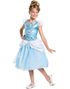 Cinderella/Aksepott - Lisensiert Kostyme til Barn - 5-6 ÅR