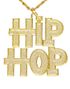 Hip Hop Guldfarvet Kostumesmykke