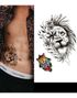 Lion & Leopard - 2 stk Tatoveringer (Fake Tattoo)