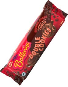 Ballerina Dobbel Choco-Cookie med Sjokolade 168 gram