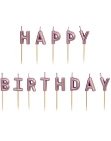 Happy Birthday Kakelys 7 cm - Rosegull