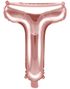 Rose Guldfarvede Bogstavballoner A-Z - 35 cm