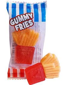 1 stk Crazy Candy Factory Gummy Fries - Vingummi Pommes Frites