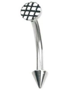 Spiker - 1.2 x 8 mm Øjenbrynspiercing