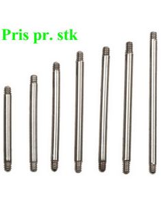 Blank Lige Stang i Titan til 1,6 mm Kugle