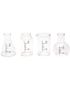 4 stk Shotglass med Kjemisk Tema - Bar Bespoke