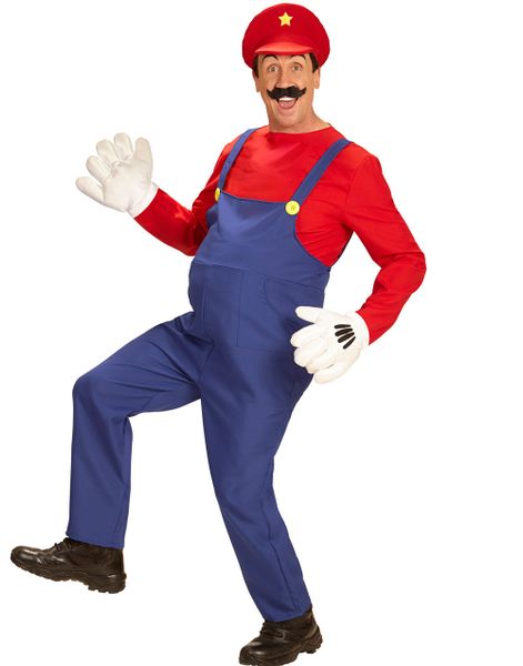 Mario Inspireret Unisex Kostume