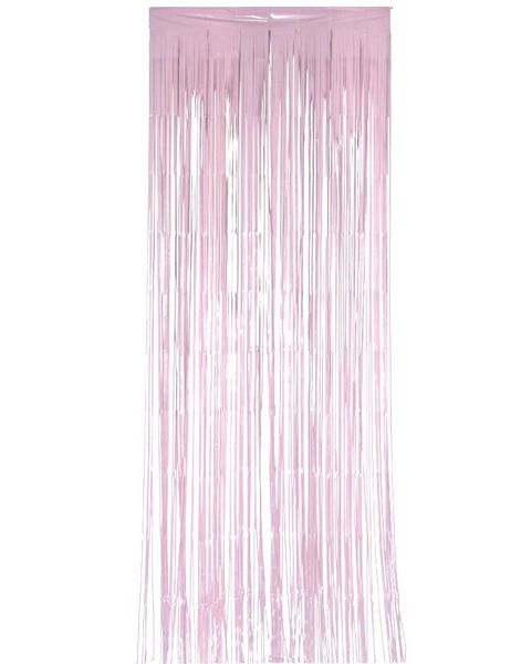 Rosa Strimlete Dørforheng 92x240 cm