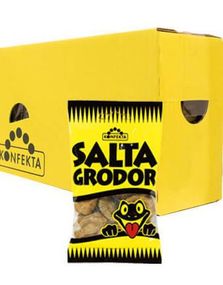 1808956800_620 poser Salte Frøer Lakridskarameller - Hel Æske