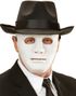 Hvid Anonym Maske i Hård Plast