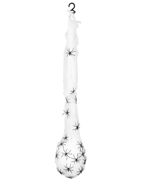 Edderkoppnett med Edderkopper - Dekorasjon 70 cm