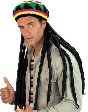 Reggae Hovedpragt m/Dreads