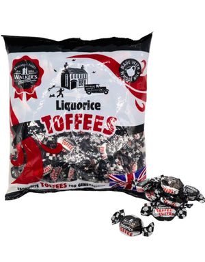 1 kg Walkers Nonsuch Liqurice Toffee Bag