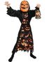 Pumpkin Demon - Gresskar Demon Kostyme til Barn - 9-11 ÅR