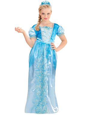 Elsa Inspireret Børnekostume med Tiara