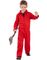 Rød Jumpsuit Kostume til Børn