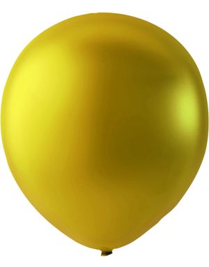 50 stk 30 cm - Guldfarvet Metallisk Balloner