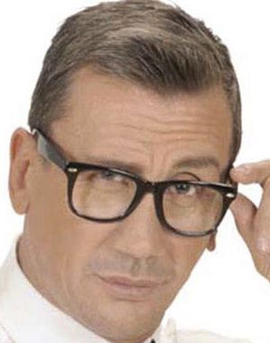 Wayfarer Briller m/Klart Glas - Sort